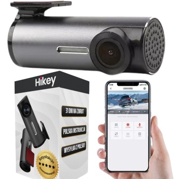 WIDEOREJESTRATOR SAMOCHODOWY REJESTRATOR JAZDY KAMERA PRZÓD ANDROID IOS HD