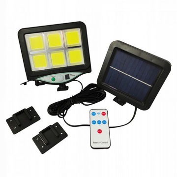 Lampa solarna Izoxis 19892 czarna 36 W