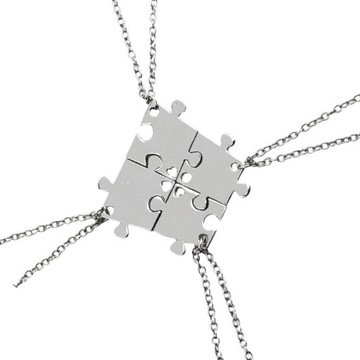 1 Set Necklace Matching Friendship Necklace Best Friend Puzzle Necklace