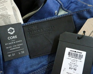 Jack & Jones Boxy Powell spodnie jeansy W31 L32 pas 2 x 42 cm