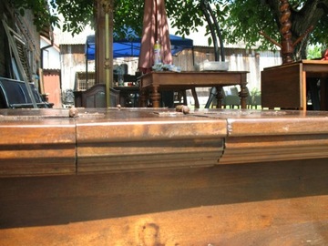 ŁAWA KUFER DREWNO 100% KOLONIALNY STYL STYLOWY SKRZYNIA WYSYŁKA 22/16/07/25