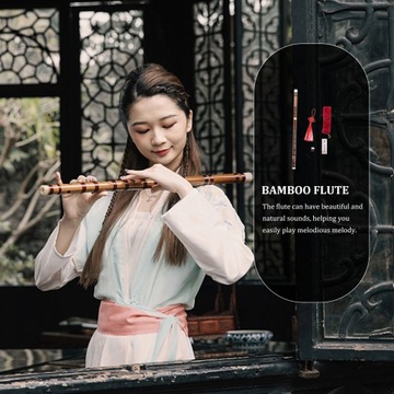 ИНДИЙСКАЯ ПОРТАТИВНАЯ БАМБУКОВАЯ ФЛЕЙТА ДЛЯ ВЗРОСЛЫХ