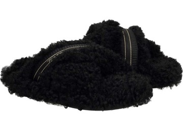 Tommy Hilfiger Domowe FW0FW06576 39/40 Sherpa Fur Home Slippers Strap