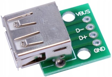 Gniazdo USB A 4 Pin PCB Płytka Złącze Żeńskie