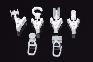 Kółka kółko drewniane z żabką do karnisza drewnianego, DĄB 20 szt