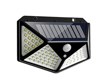 LAMPA SOLARNA Z CZUJNIKIEM RUCH 100LED 3szt
