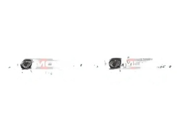 2X TŘMENY BRZDY KAMOKA ZADNÍ L+P DO HYUNDAI GETZ