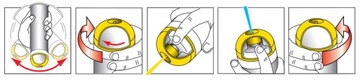 КРАСКА ДЛЯ ГЕОДЕЗИЧЕСКОЙ РАЗМЕТКИ SOPPEC FLUO TP 12 ШТ.