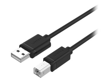 Кабель USB 2.0 A-B 1,0 м Unitek Y-C430GBK