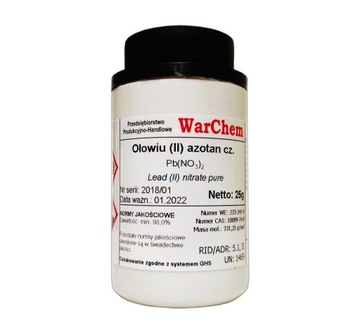 AZOTAN OŁOWIU (II) - 25g WARCHEM [49492]