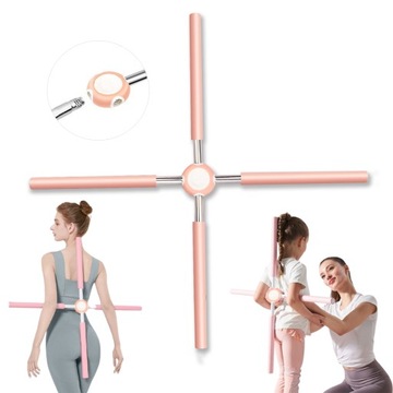 ZESTAW DO ĆWICZEŃ KIJ DO JOGI I PILATES 77.5CM