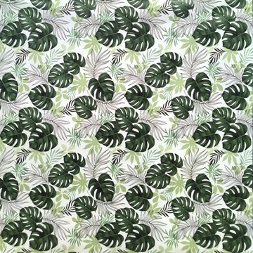 Плотная клеенка ЛИСТЬЯ МОНСТЕРЫ