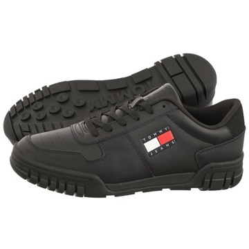 Buty Sneakersy Męskie Tommy Hilfiger Cupsole Black