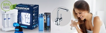ФИЛЬТР ДЛЯ ВОДЫ АКВАФОР МОРИОН ОСМОС + АККУМУЛЯТОР С126 + БАК + БУТЫЛКА