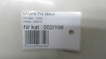 MASTER III MOVANO VLOŽKA SVĚTLA ZADNÍ 10-14