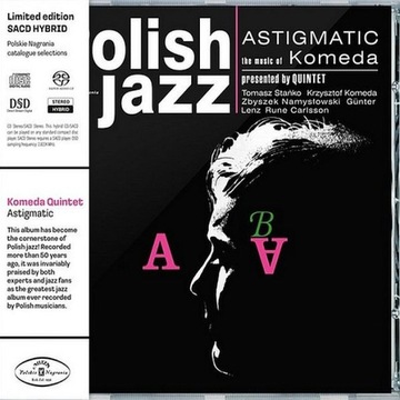 KOMEDA QUINTET - ASTIGMATIC CD SACD HYBRID Reedycja 2023 NOWA FOLIA