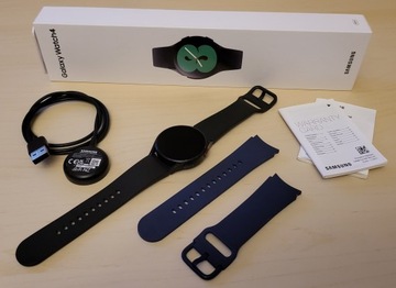Samsung Galaxy Watch 4 (R860) Black Komplet + Pasek OKAZJA !