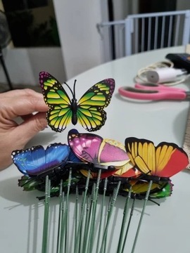 БАБОЧКИ НА ПРОВОЛОЧНОЙ ПРОВОЛОКЕ УКРАШЕНИЕ САДОВОГО 3D ВОДОНЕПРОНИЦАЕМОГО САДОВОГО НАБОРА ИЗ 24 ШТ.