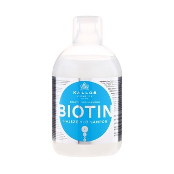 KALLOS Biotin Shampoo 1000ml - Odżywczy szampon
