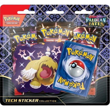 Zestaw Pokémon TCG: Paldean Fates Tech Sticker Greavard naklejka