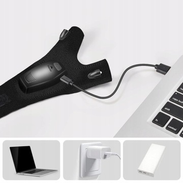 ПЕРЧАТКИ СО СВЕТОДИОДНЫМ ФОНАРИКОМ ПОДАРОК ​​ДЛЯ МУЖЧИН