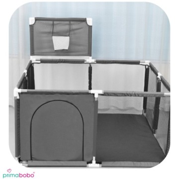 Детский манеж Primabobo с корзиной, Большой сухой бассейн 126х126см, складной