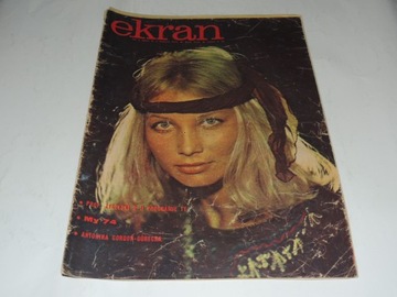 EKRAN 9/1974 Pola Raksa, Antonina Gordon-Górecka