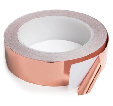 Taśma EMI miedziana z kl nieprzewodzącym 25mm/5m