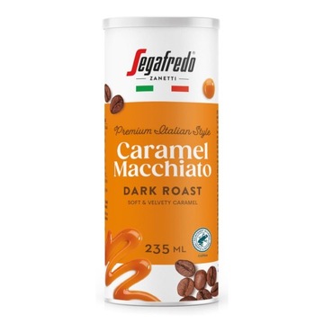 Napój kawowy w puszce karmelowy Segafredo Caramel Macchiato 235 ml