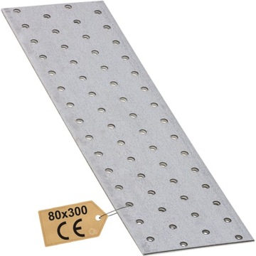 PP11 PŁYTKA PERFOROWANA ŁĄCZNIK PŁASKI OC 80x300