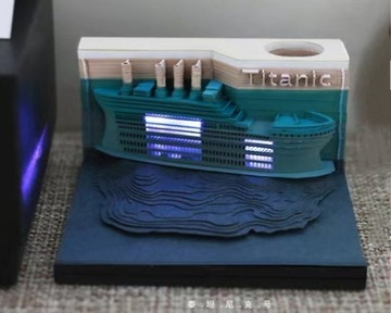 Стереоскопические стикеры Титаник 3D