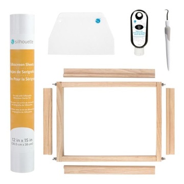 Стартовый набор для трафаретной печати силуэтов