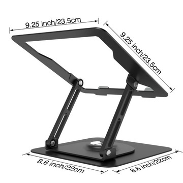РЕГУЛИРОВОЧНАЯ ПОДСТАВКА, ПОДСТАВКА ДЛЯ НОУТБУКА, ПЛАНШЕТА, ТВЕРДАЯ, ТЕПЛООТДАЧА