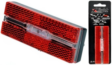 MOCNA LAMPKA ROWEROWA X-LIGHT NA BAGAŻNIK JY-6500