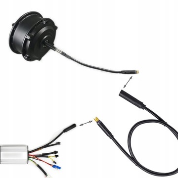 Удлинительный кабель для двигателя электрического велосипеда, кабель для