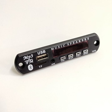 Moduł odtwarzacz bluetooth pilot MP3 AUX radio USB