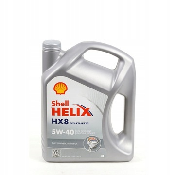 SHELL HELIX HX8 5W40 4L