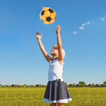 ПРУЖИННЫЙ РЕЗИНОВЫЙ ИГРОВОЙ МЯЧ, НАДУВНОЙ, МЯГКИЙ, СО СТРУНОЙ, ТРЕНИРОВОЧНЫЙ