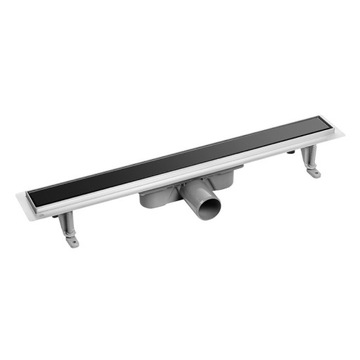 Odpływ Liniowy 100 cm Niski BASSO Czarny