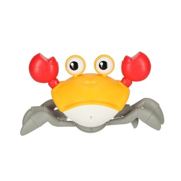 KRAB PEŁZAJĄCY INTERAKTYWNY Z DŹWIĘKIEM ŻÓŁTY NA USB