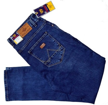 JEANSY MĘSKIE spodnie jeans PEAK&BEAN granatowe W39/L32 94- 98 cm