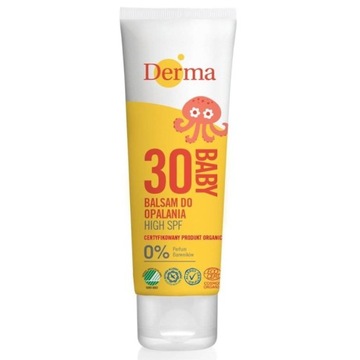 Balsam Przeciwsłoneczny dla Dzieci Derma Eco Baby Filtr UV SPF 30 75 ml