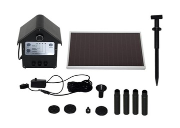 Pompa solarna do oczka wodnego oświetlenie led eco
