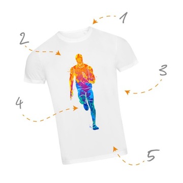 T-shirt śmieszna koszulka sportowa na hulajnogę HULAJNOGISTA brodaty skater