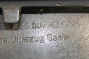 БАМПЕР ПЕРЕДНИЙ AUDI A3 8V 8V3807437AF