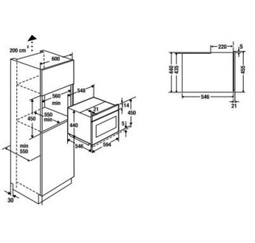 Kuppersbusch CBM6750 Черный Компактный гриль 3 в 1 с функцией микроволновой печи