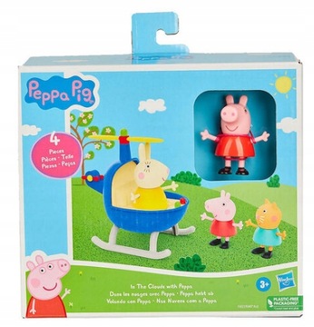 Hasbro Świnka Peppa Zestaw Helikopter w Chmurach z Peppą F6823