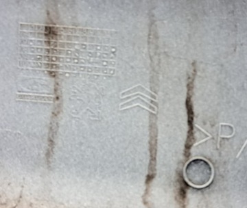 CITROEN BERLINGO II ОБИВКА ДВЕРИ ЛЕВАЯ ЗАДНЯЯ 9681645077