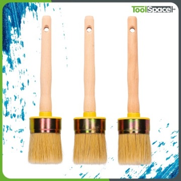 КРУГЛАЯ ЩЕТКА ЗОЛОТО 50 ММ КОЛЬЦО НАТУРАЛЬНАЯ ЩЕТИНА ПОЛИРОВКА ПРОДУКТ