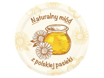 Wieczko zakrętka do słoików 82-6 10szt Miód 2